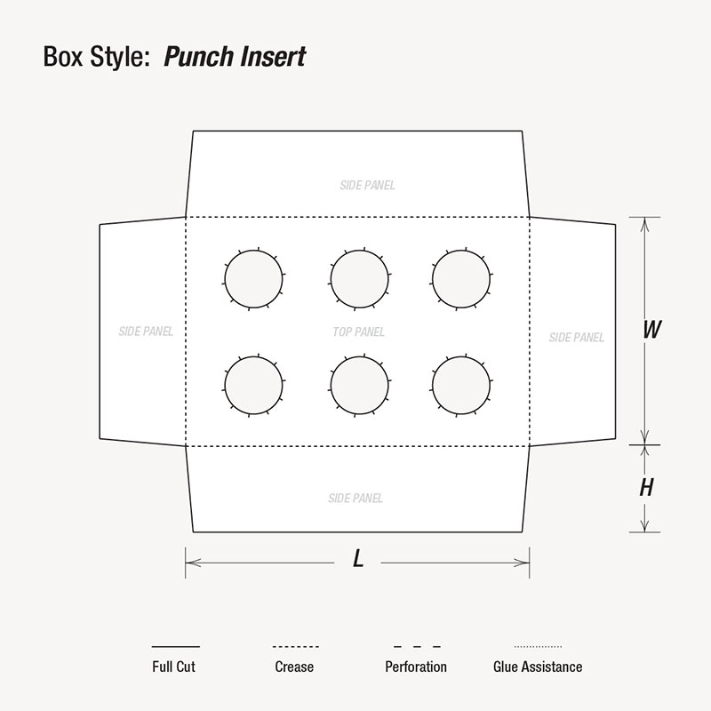 Food Punch Partition boxes