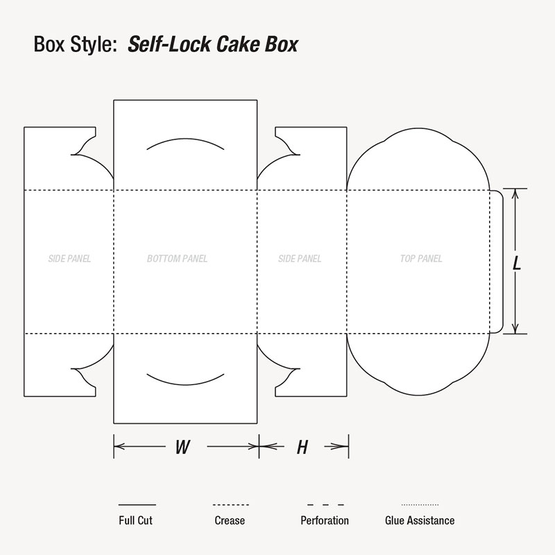 Standard Cake and Pastry Box boxes