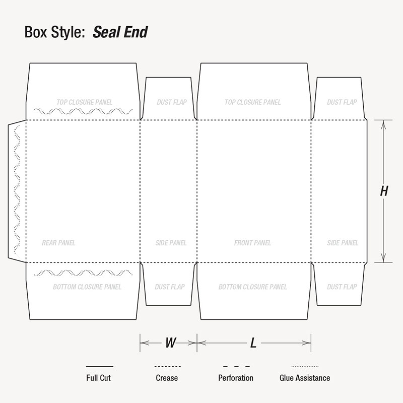 Candy Box Seal End boxes