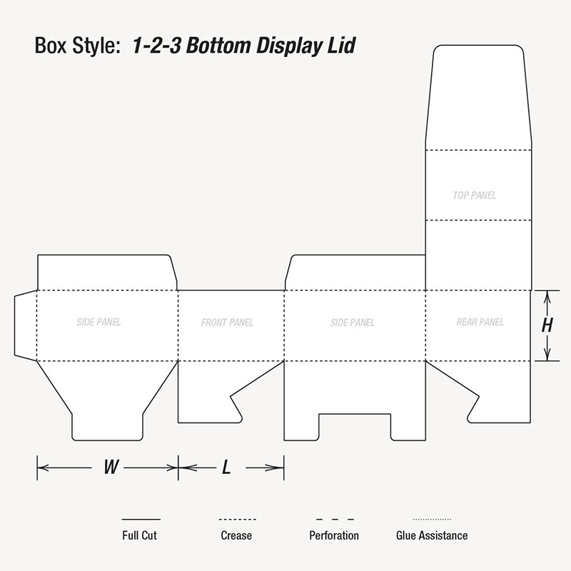 Food Products Display Box boxes