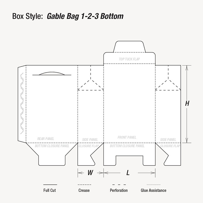 Household Gable Bag boxes