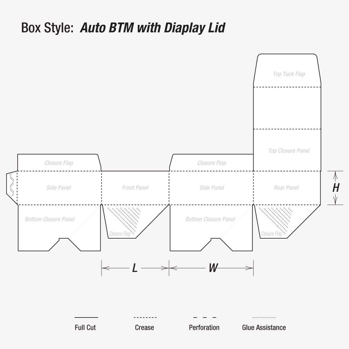 Soap Box Auto Bottom with Display Lid boxes