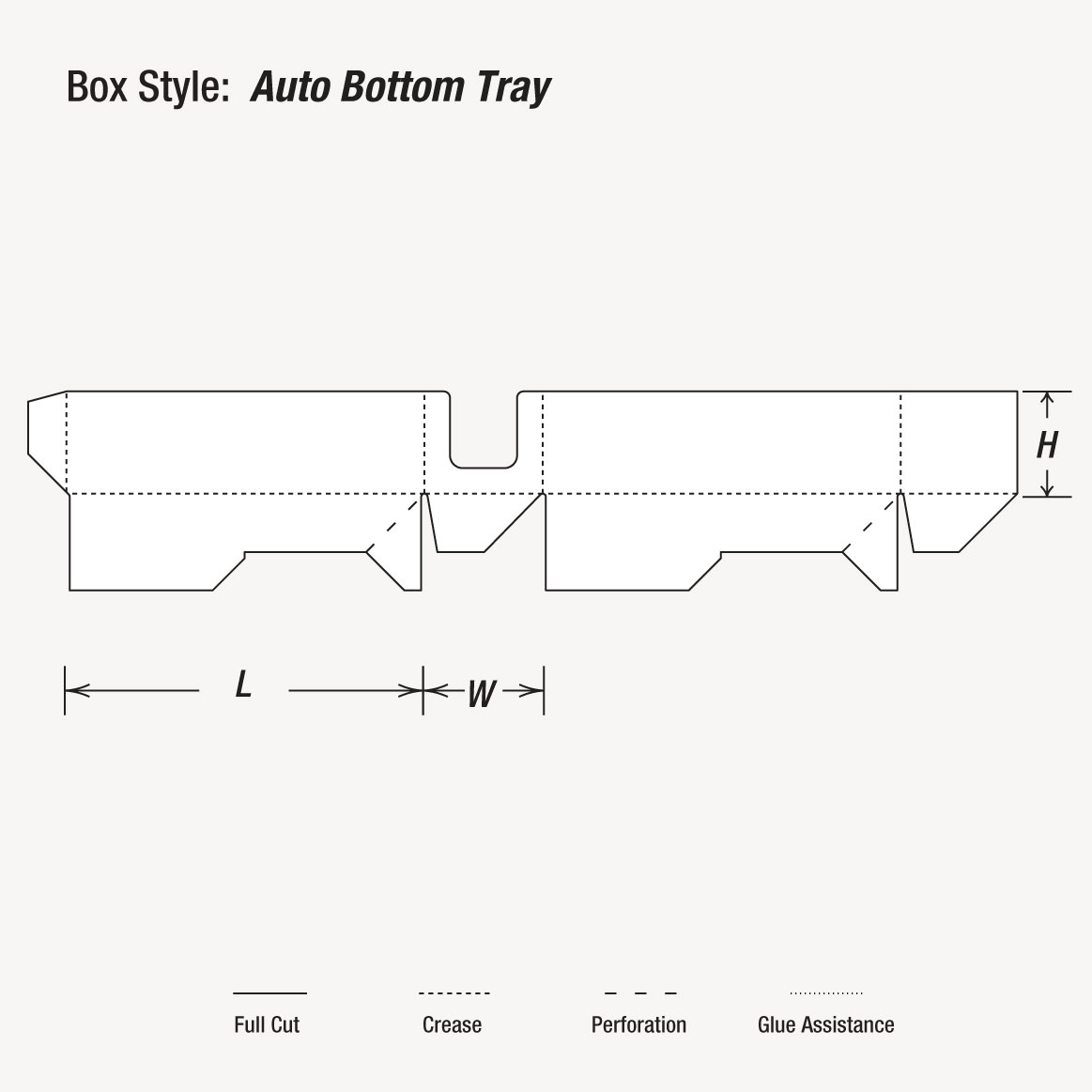 auto bottom tray boxes