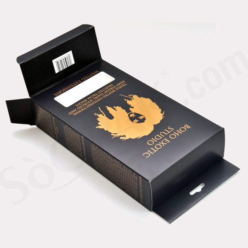 hair product 5panel hanger boxes
