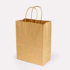#1 Kraft Paper Bag with handle