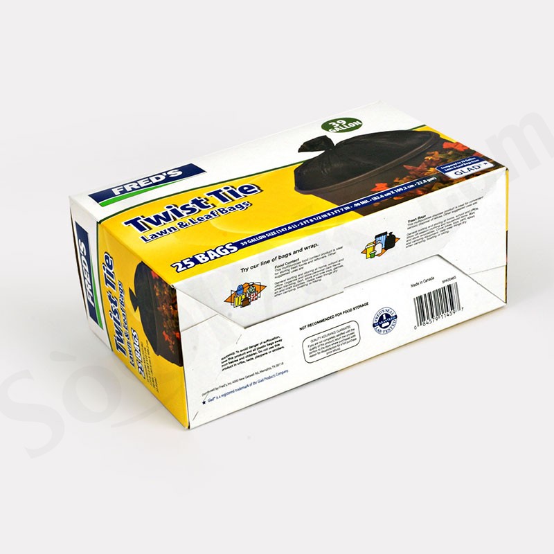 garbage bag packaging boxes